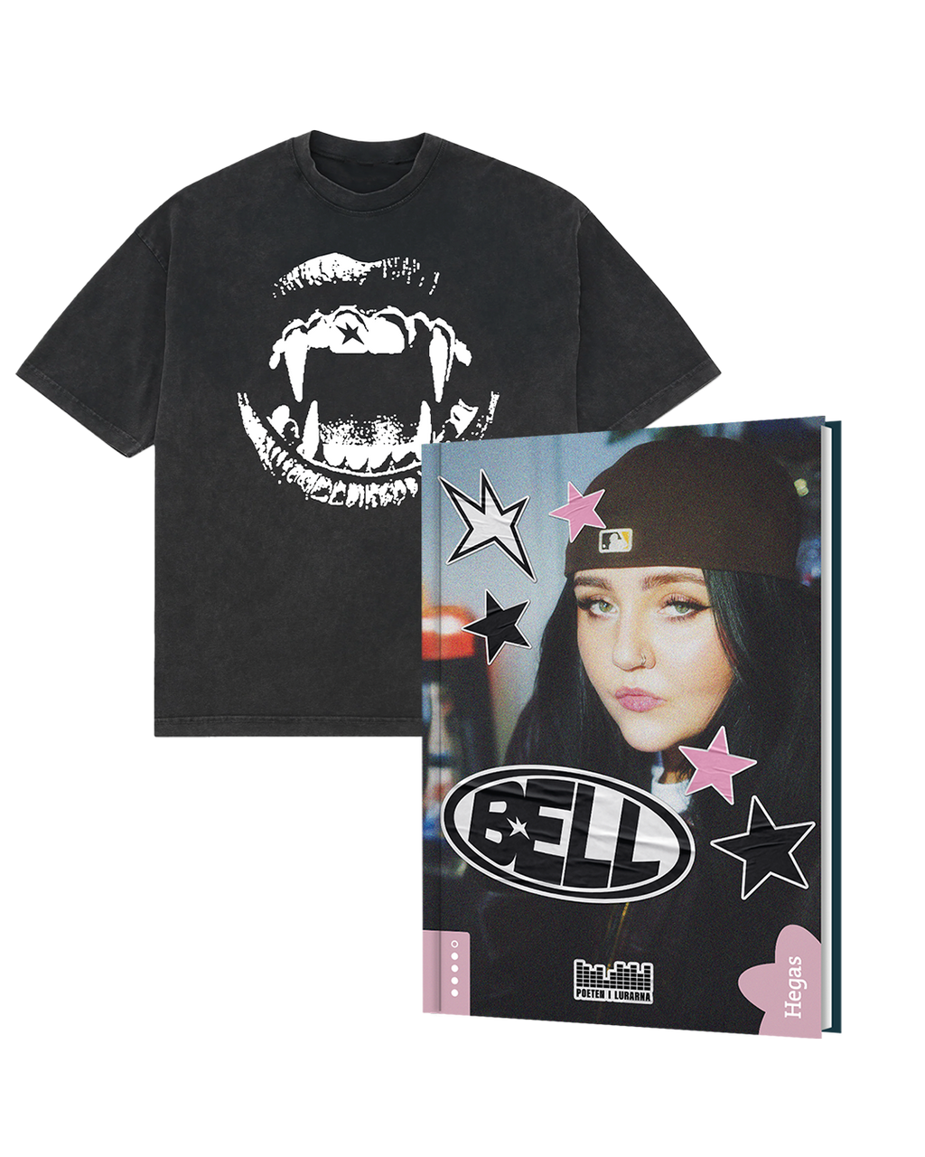 T-SHIRT+BOK (SIGNERAD)