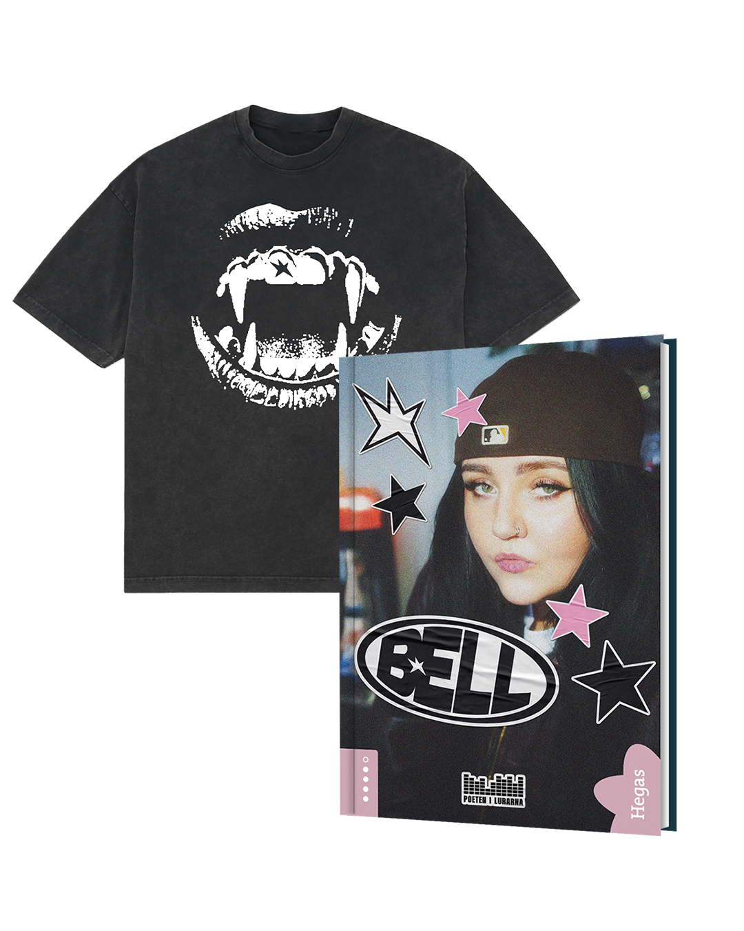 T-SHIRT+BOK (SIGNERAD)